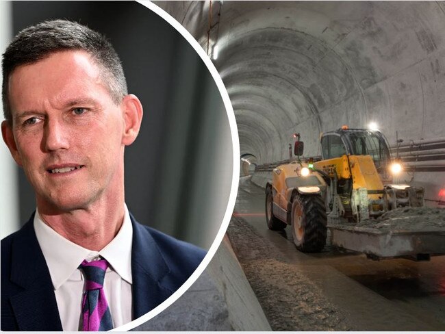 Transport Minister Mark Bailey has announced a cost blowout for the Cross River Rail.