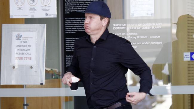 Paul Robert Ison leaves Brisbane District Court after pleading guilty to sexual assault. Picture: NCA NewsWire/Tertius Pickard