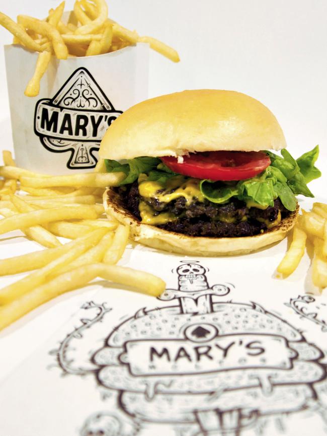 One of the special Mary’s Burger meals.