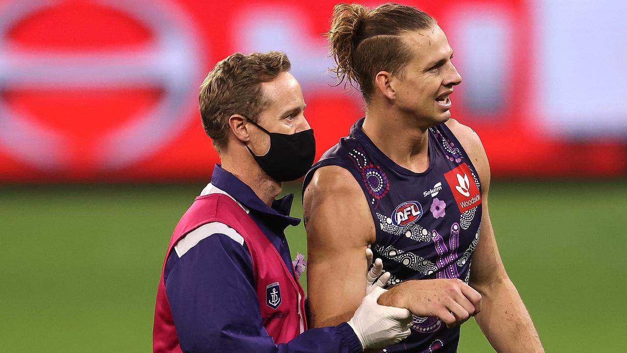 Nat Fyfe has endured a tough recent run with injuries. Picture: Getty Images