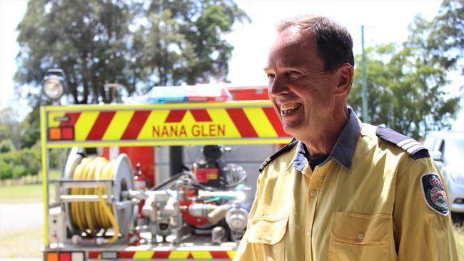 Tim Jeffery of the NSW Rural Fire Service Bonville brigade. Photo: Tim Jarrett