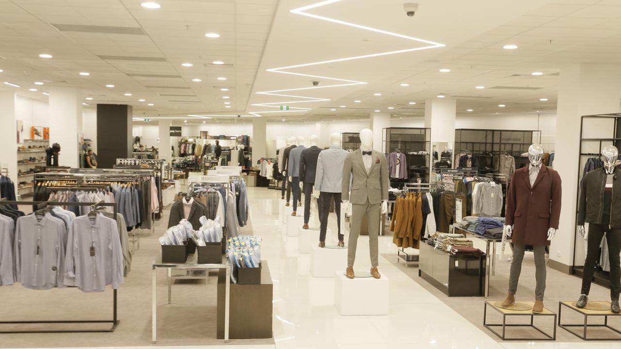 So much space in Myer, so few staff. Picture: Mathew Farrell