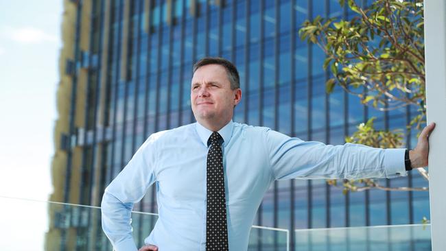 Steve Johnston, Suncorp CEO at their Sydney offices. John Feder/The Australian.