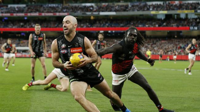 Could Steele Sidebottom provide Collingwood with value on the trade table? Picture: Darrian Traynor/AFL Photos/Getty Images