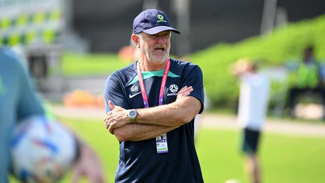 Graham Arnold has developed a strong culture within the Socceroos. Picture: AFP