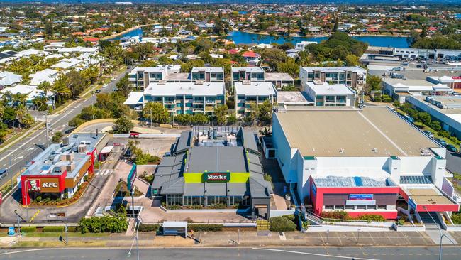 Former site of Mermaid Beach cinema and Sizzlers