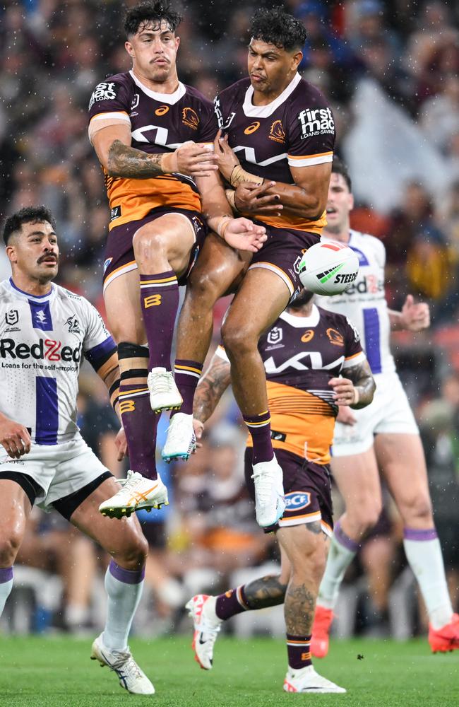 Maguire is confident both Kotoni Staggs and Selwyn Cobbo will remain at the club. Picture: NRL PHOTOS