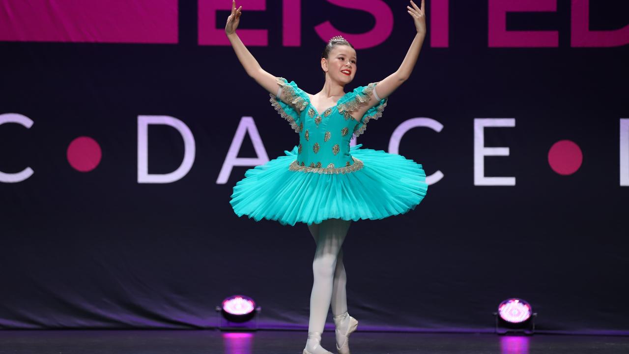 Ruby McNee performing in the Gold Coast Eisteddfod Day 4 dance solos. Picture: Ryan Kettle