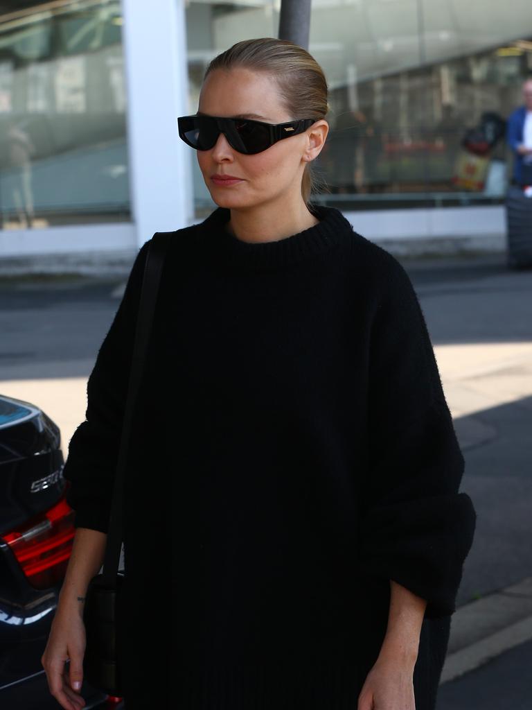 She also wore dark black sunglasses. Picture: Matrix Media Group