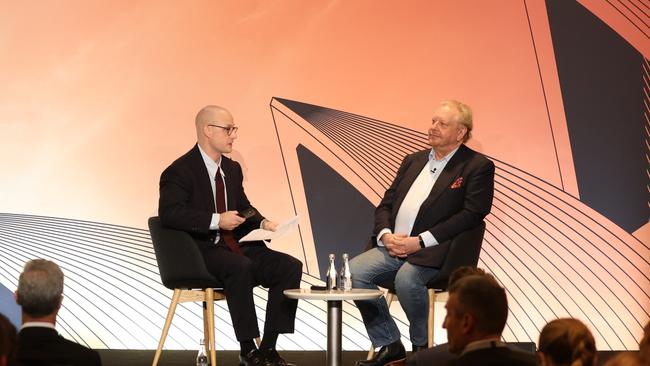 WiseTech Global executive chairman Richard White at the Macquarie Australia Conference in Sydney. Picture: Supplied