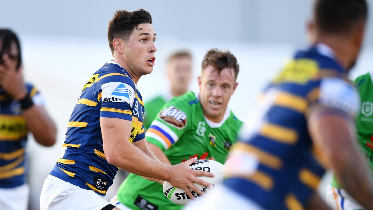 Mitchell Moses in action for the Eels. Digital image by Gregg Porteous © NRL Photos
