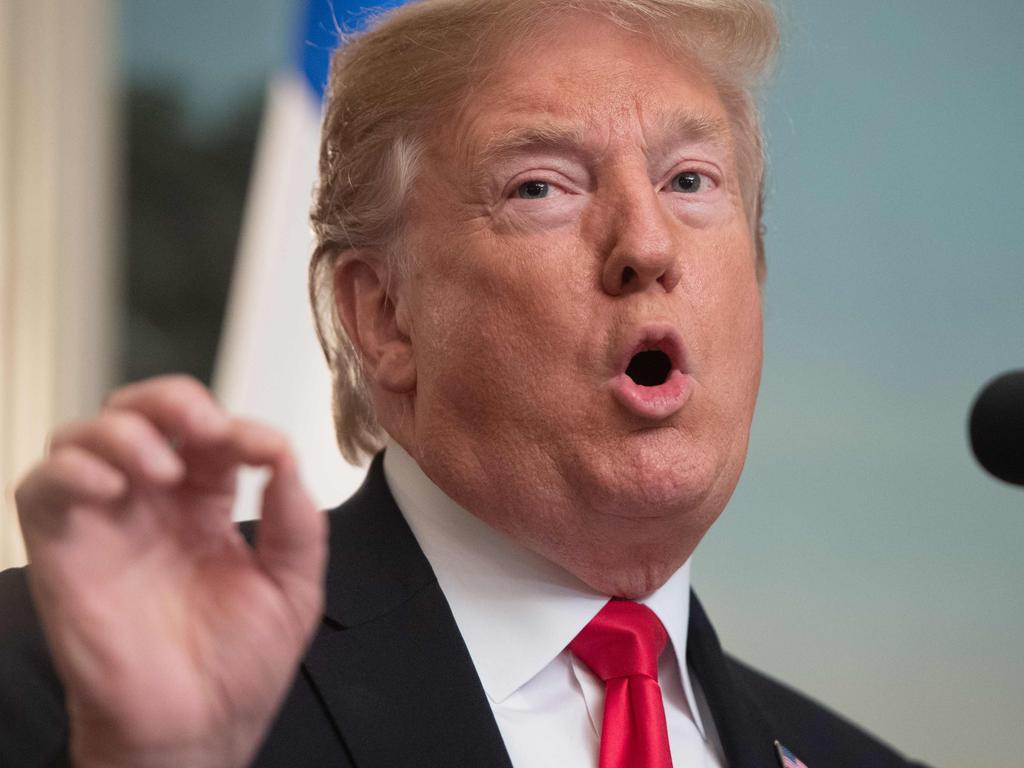 US President Donald Trump is determined to hold people that pushed for the Mueller report accountable. Picture: AFP