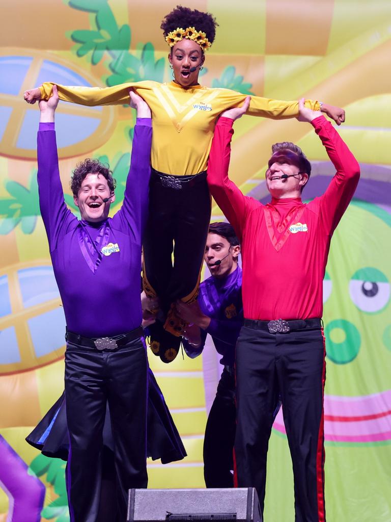 The Wiggles are the most famous fans of the skivvy top. Picture: Dave Simpson/WireImage