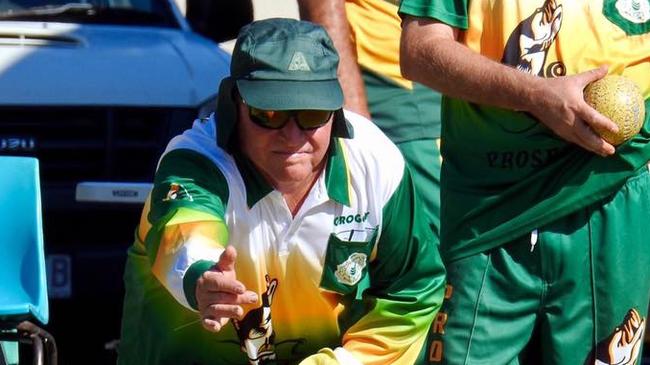 Graham Kinnear (pictured), Shane Kinnear and Luke Kinnear won the Men's 2 Bowl Triples at Proserpine Bowls Club at the weekend. Photo: Contributed