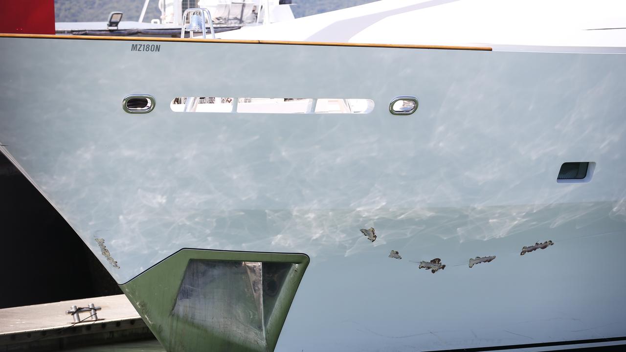 superyacht moatize crash