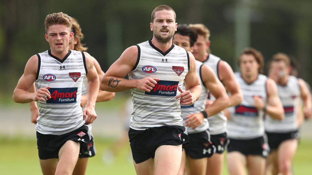 Patrick Ambrose is the latest injury casualty for Essendon. Photo: Chris Hyde/AFL Photos/Getty Images