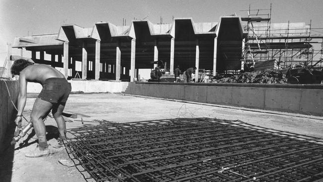 Warringah Aquatic Centre under construction. Courtesy Dee Why Library