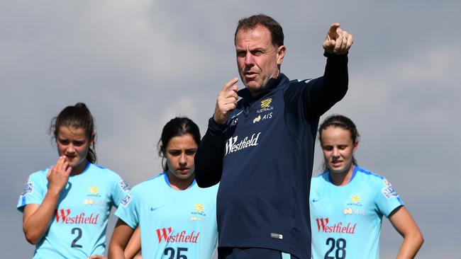 Matildas coach Alen Stajcic, whose sacking has sparked a crisis in Australian soccer