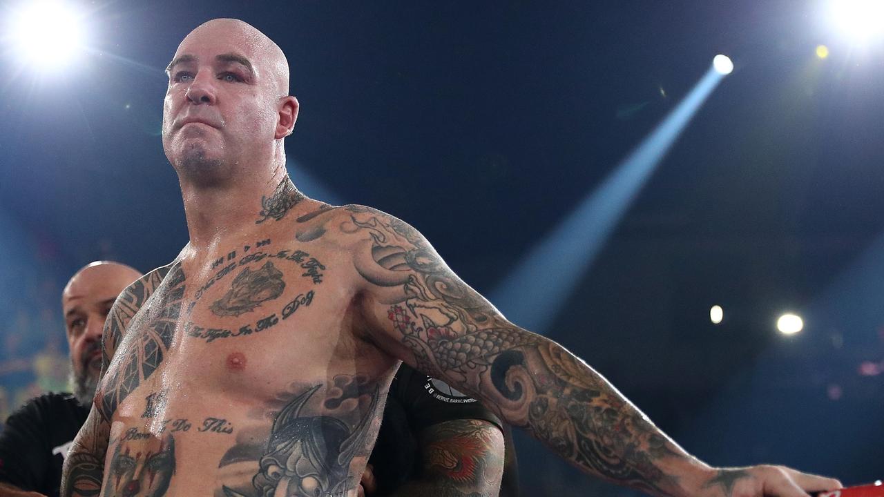 Lucas Browne lost inside two minutes in Woolongong. (Photo by Mark Metcalfe/Getty Images)