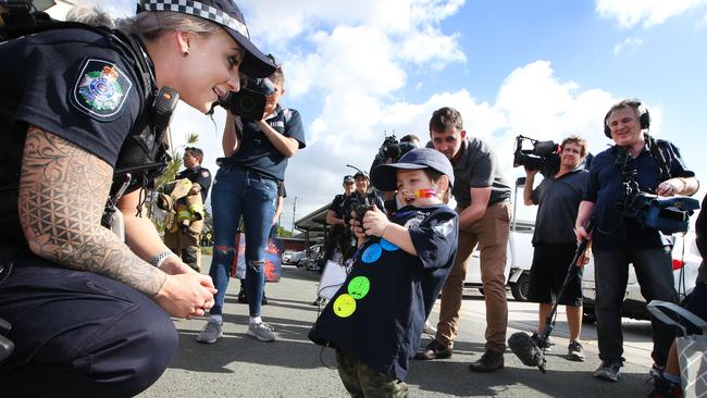 Constable Zoe Tidswell with Slater Clifton. Picture Glenn Hampson