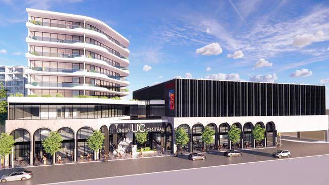 An artist's impression of the $150m Unley Central development proposed for Unley Road.