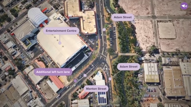 New lane added to ease Adelaide's city-bound traffic bottleneck