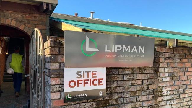 A Lipman site office has been set up at the Cultural and Civic Space construction site. Photo by Janine Watson