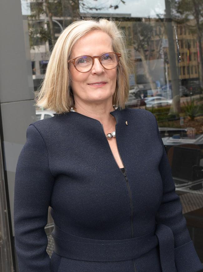 Lucy Turnbull spoke at Bryan Brown Theatre. Picture: Simon Bullard