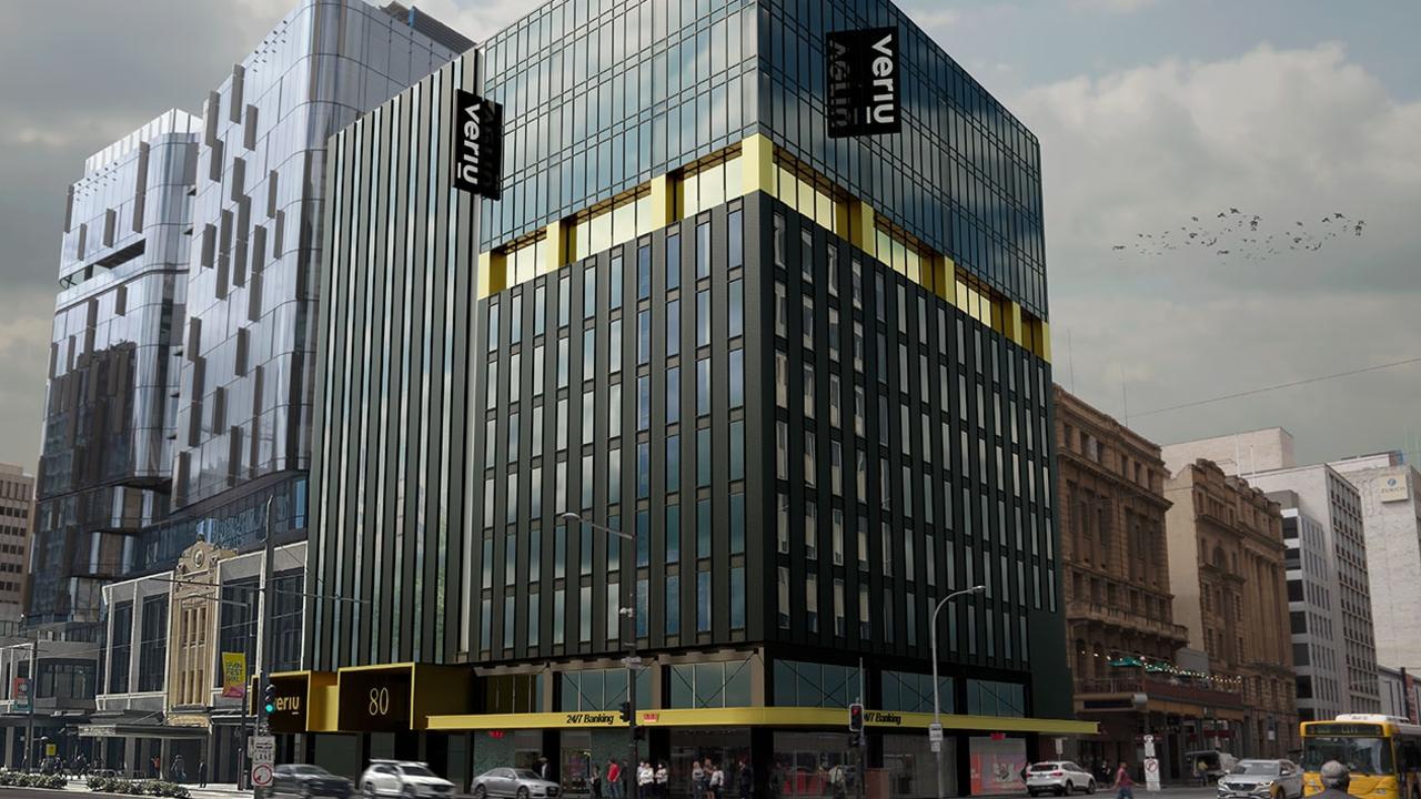 Artist’s impression of the Veriu hotel proposed for Adelaide.