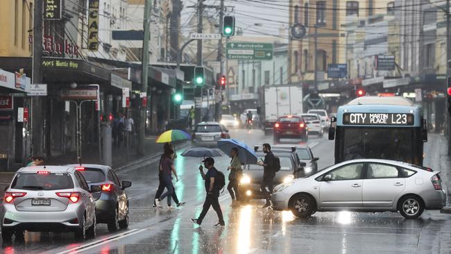 The rain is helping firefighters who have spent months battling blazes. Picture: Dylan Robinson