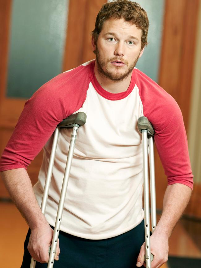 Chris Pratt as Andy from Parks and Recreation. Picture: Mitchell Haaseth