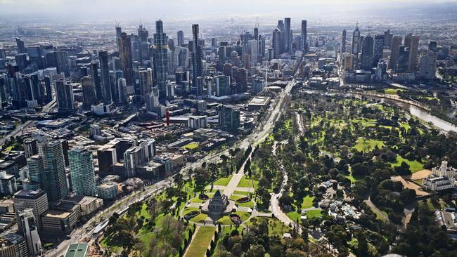 Melbourne has climbed back up the global liveability rankings in 2023. Picture: Aaron Francis/The Australian