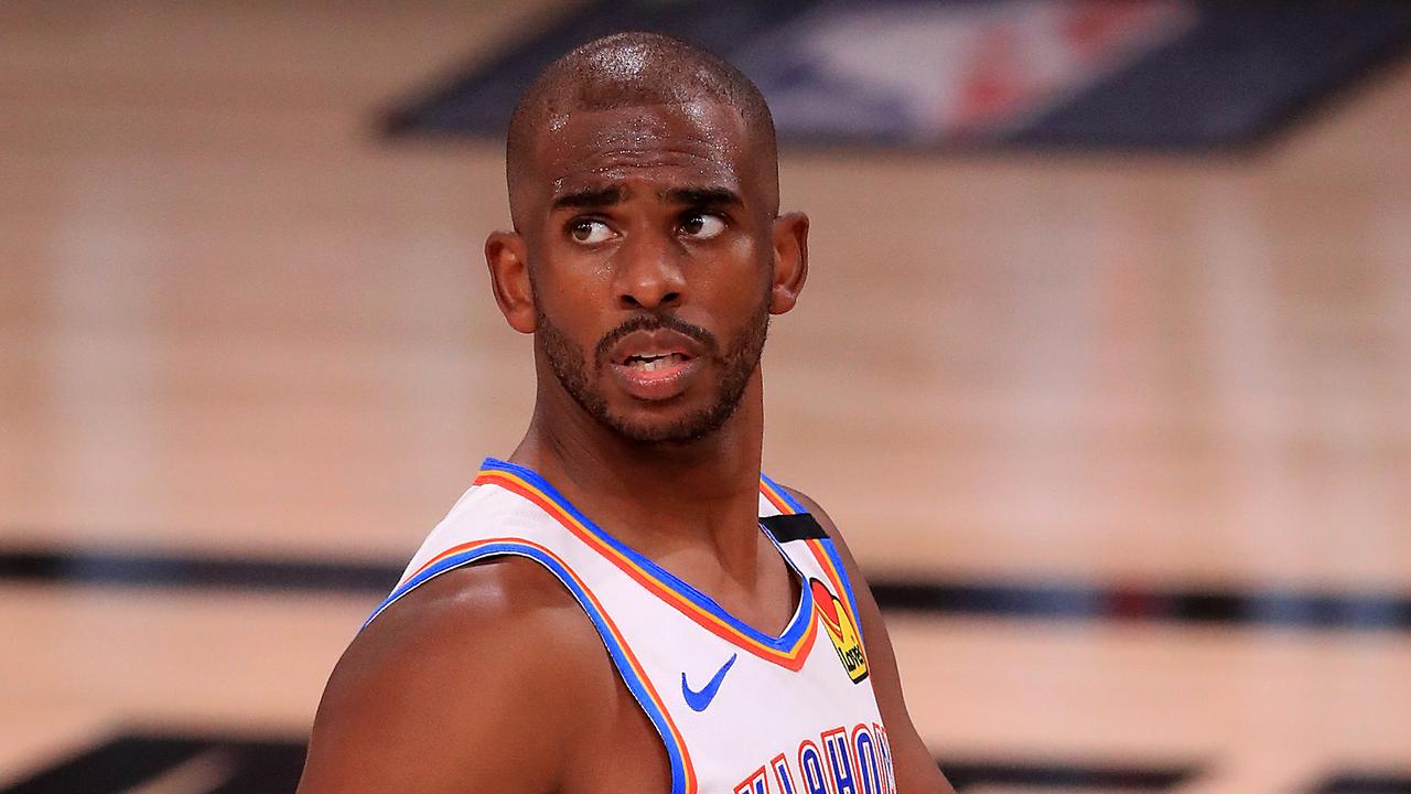 Thunder star Chris Paul. (Photo by Mike Ehrmann/Getty Images)