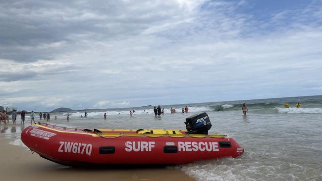 Christmas Day at Alexandra Headland. Photo: Asa Andersen.