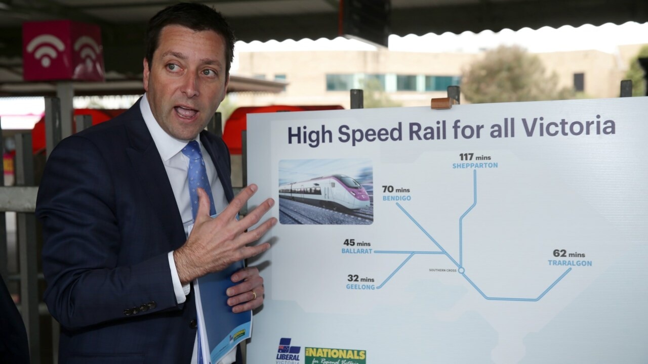 Victorian Opposition pledges $19 billion to build fast train network