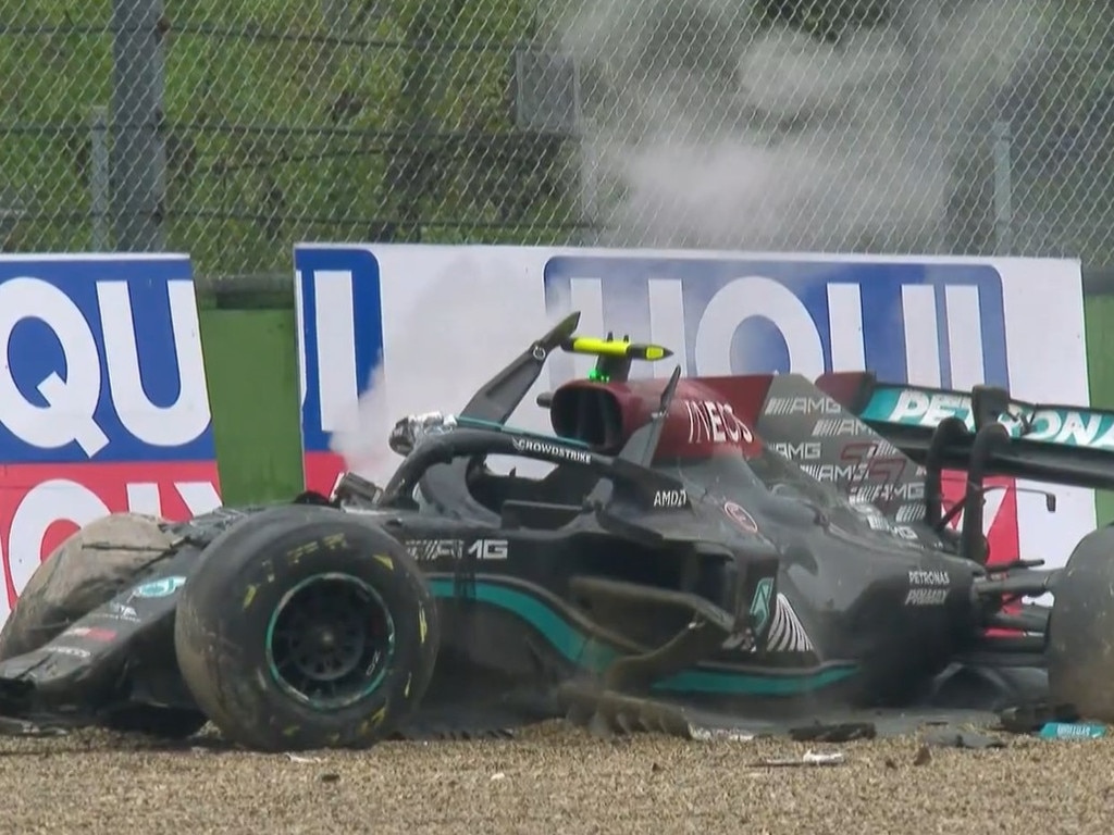 Toto Wolff said the Mercedes was basically a write off.