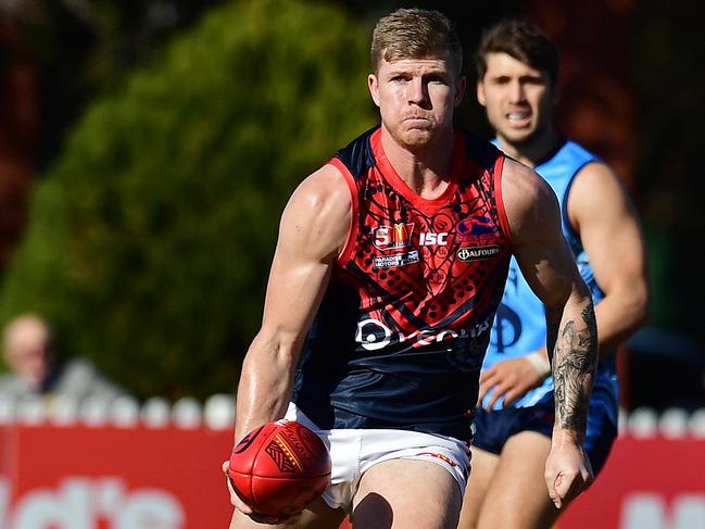 Josh Glenn in action for Norwood. Picture: Tom Huntley