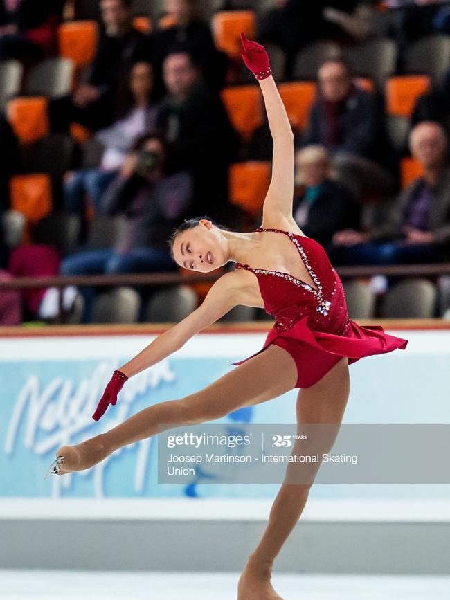 Shuran Yu competing in September 2017 in Germany. Picture: Getty Images