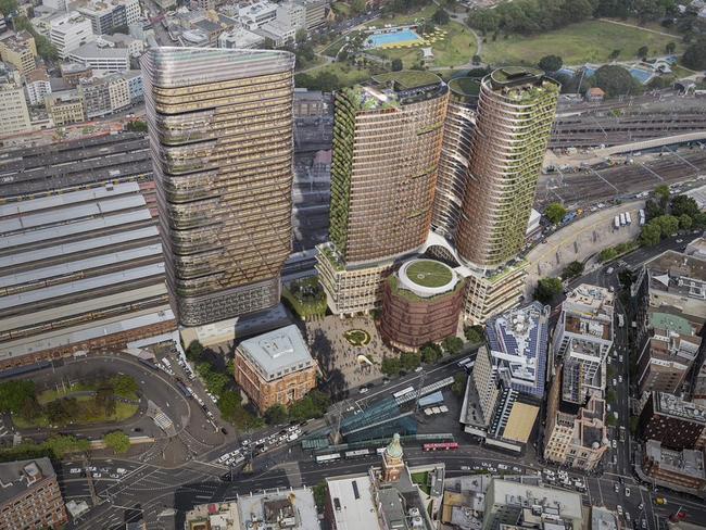 Dexus and Frasers are planning the $3bn Central Place Sydney in the tech precinct adjacent to Sydney's Central Station