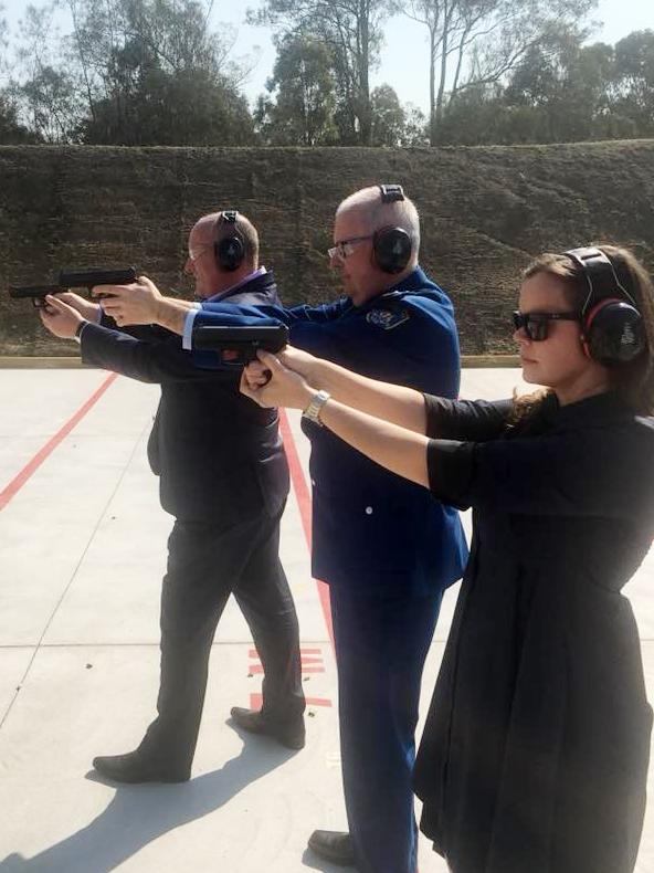 NSW Police Minister David Elliott at John Morony Correctional Centre in November 2018. Picture: Facebook