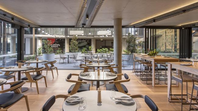 Restaurant dining room at Storehouse Flinders East, Adelaide