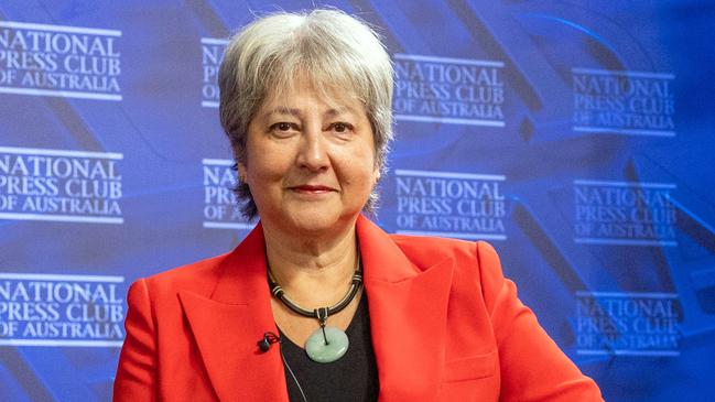 British high commissioner Vicki Treadell at the National Press Club in Canberra on Wednesday. Picture: NCA NewsWire / Gary Ramage