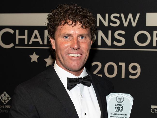 Grafton hockey legend Brent Livermore after being inducted into the NSW Hall of Champions at the NSW Sports Awards on Monday night. Photo contributed by Greg Campbell.