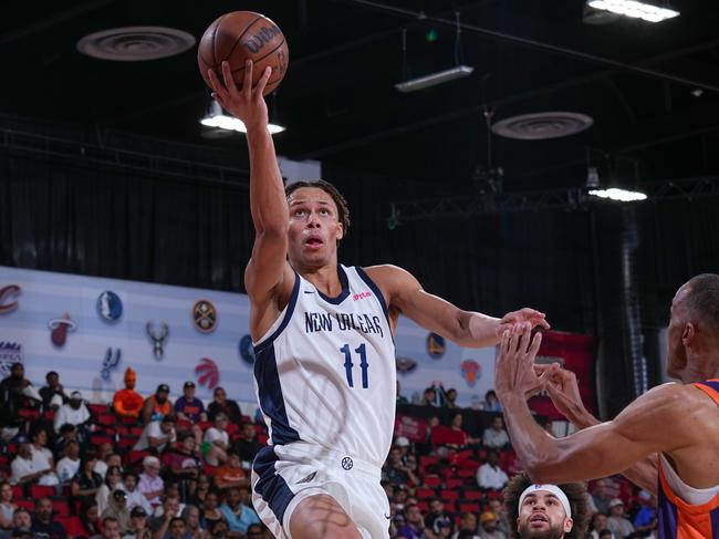 Dyson Daniels has his eye on a Boomers World Cup berth, followed by a huge second season in the NBA. Picture: NBAE/Getty Images