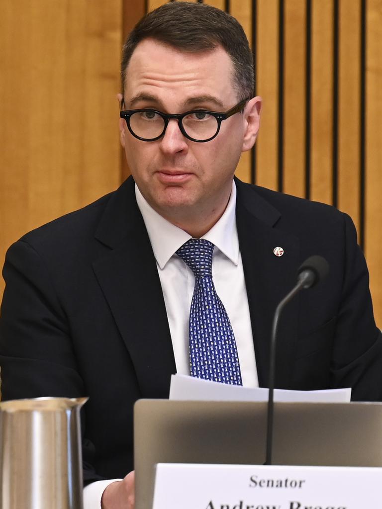 Liberal Senator Andrew Bragg. Picture: Martin Ollman