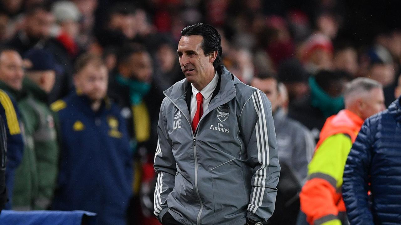 GONE: Arsenal have axed Spanish manager Unai Emery.