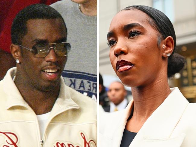 Sean Diddy Combs and his daughters.