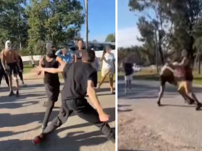 Police investigate major street brawl in border town