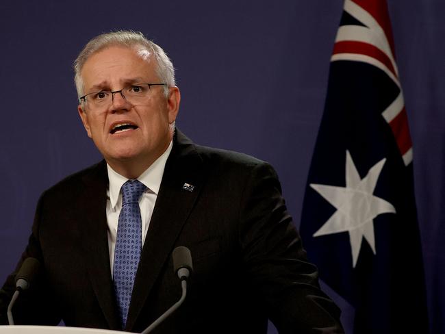 Australian Prime Minister Scott Morrison. Picture: NCA NewsWire / Dylan Coker