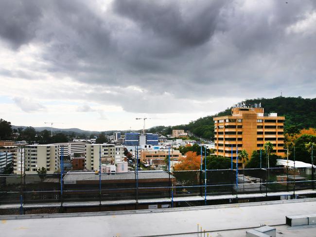 The view from the six storey development in Mann St. Picture: Sue Graham